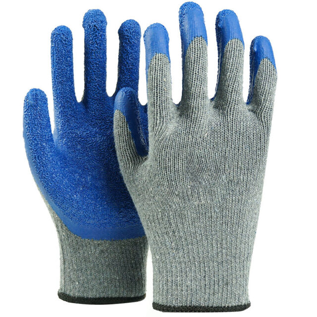 High-quality safety protection coated cotton gloves for workers