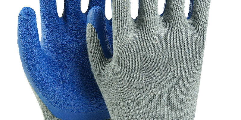 High-quality safety protection coated cotton gloves for workers