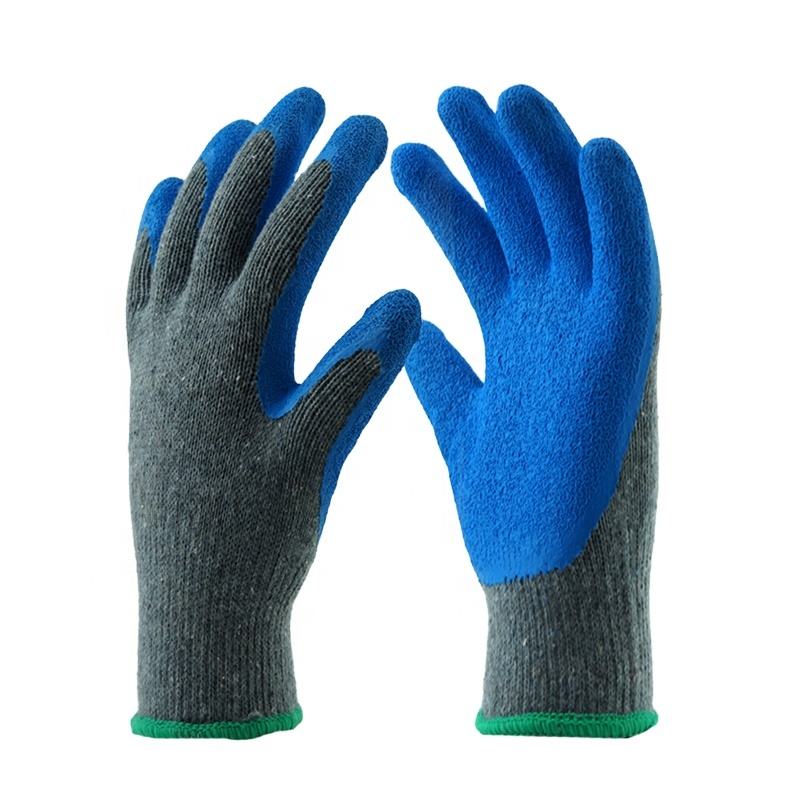 High-quality safety protection coated cotton gloves for workers