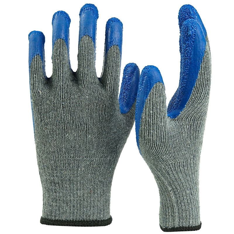 High-quality safety protection coated cotton gloves for workers