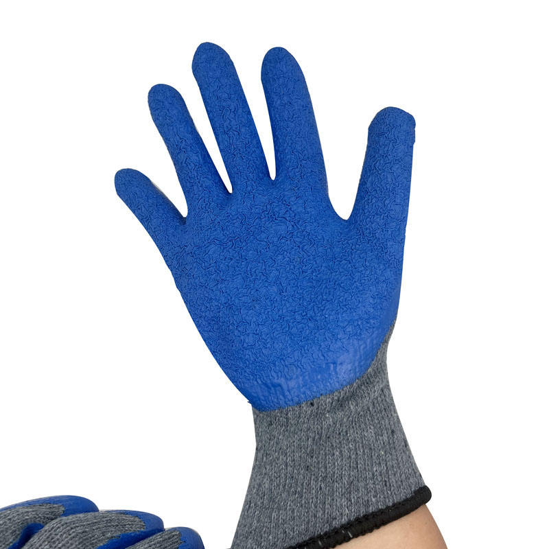 High-quality safety protection coated cotton gloves for workers