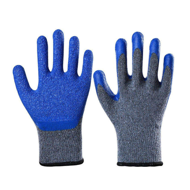 High-quality safety protection coated cotton gloves for workers