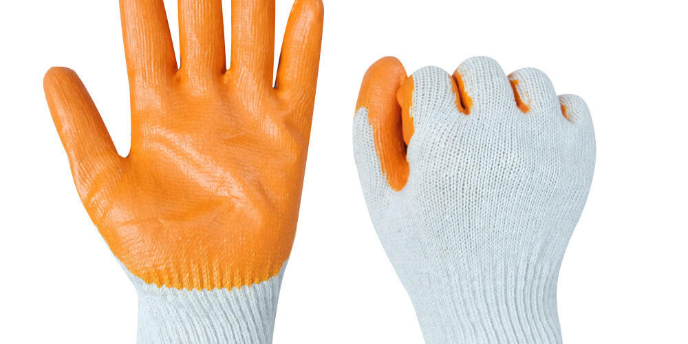 High-Quality Safety Rubber Coated Cotton Gloves Manufacturer (3) High-quality rubber coated cotton gloves for construction safety