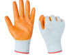 High-quality rubber coated cotton gloves for construction safety