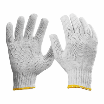 High-quality washable durable work cotton gloves for safety use