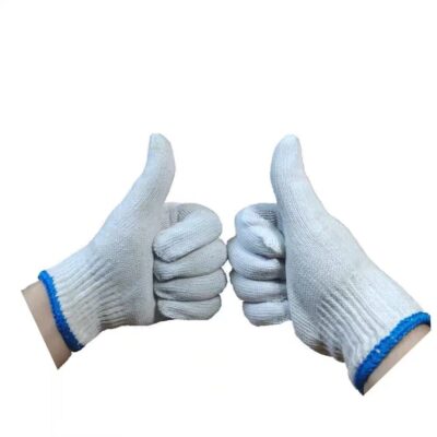 High-quality washable durable work cotton gloves for safety use