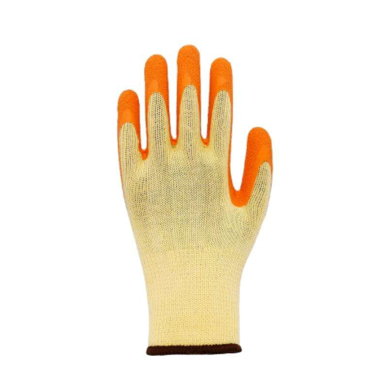 Industrial construction safety coated cotton gloves for workers