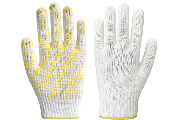 Industrial Safety Construction Dotted Cotton Gloves Manufacturer (3) Industrial safety dotted cotton gloves for construction work