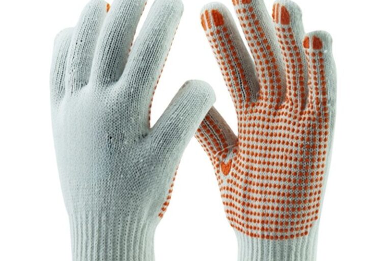 Industrial Safety Durable Dotted Cotton Gloves Manufacturer (4) Durable industrial safety dotted cotton gloves with strong grip