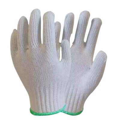 Industrial safety work cotton gloves for construction and factory use