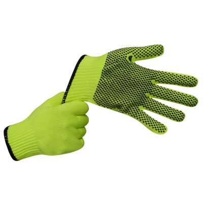 Protective dotted cotton gloves for construction safety work