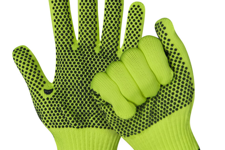 Protective dotted cotton gloves for construction safety work
