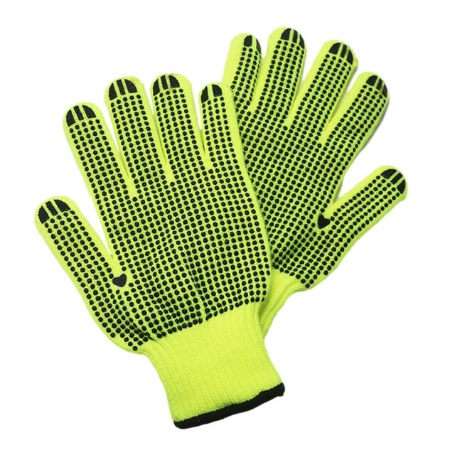 Protective dotted cotton gloves for construction safety work