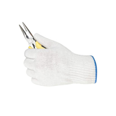 Safety work dotted cotton gloves with strong grip