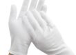 Soft high-quality inspection cotton gloves for delicate tasks