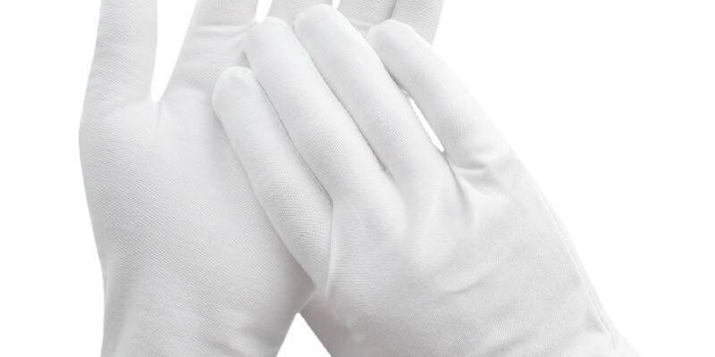 Soft High-Quality Inspection Cotton Gloves Manufacturer (1) Soft high-quality inspection cotton gloves for delicate tasks